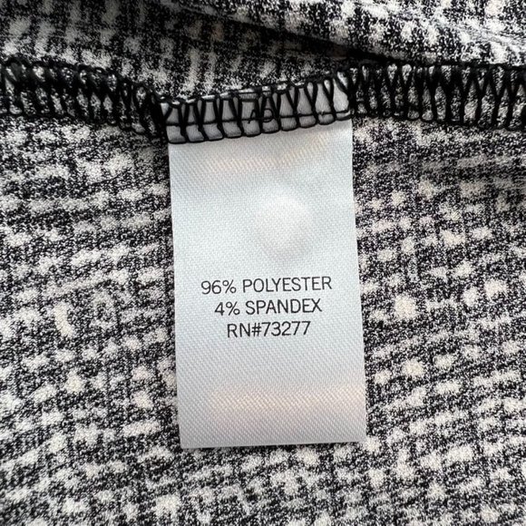 Apt 9 Fit and Flare Summer Dress Size XS Sleeveless Black Knee Length - Picture 9 of 12